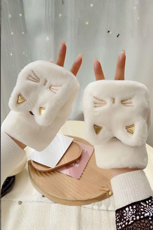 Sevimli Kedi Kışlık Eldiven - 3