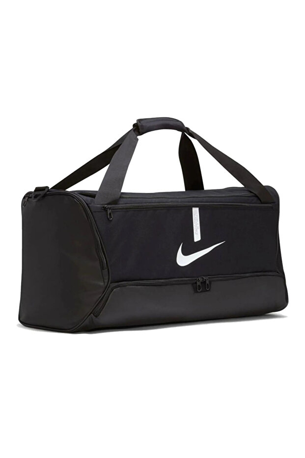 CU8090-010 Nk Acdmy Team M Duff Unisex Spor Çanta Siyah Beyaz - 3