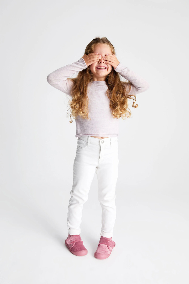 959.B19K.446 Color Çocuk Panduf Pembe - 7