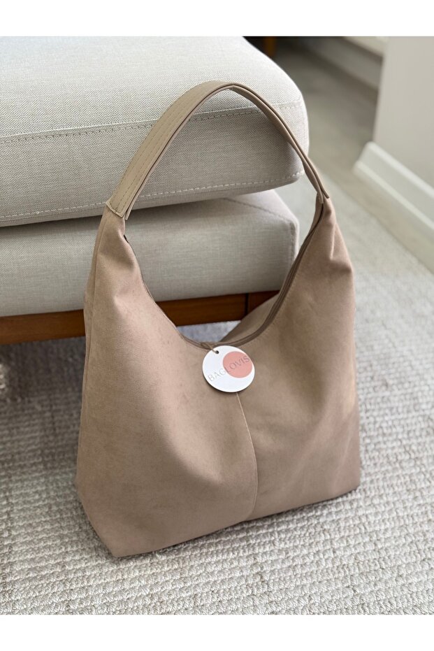 New Season Large Casual Mink Suede Shoulder Bag