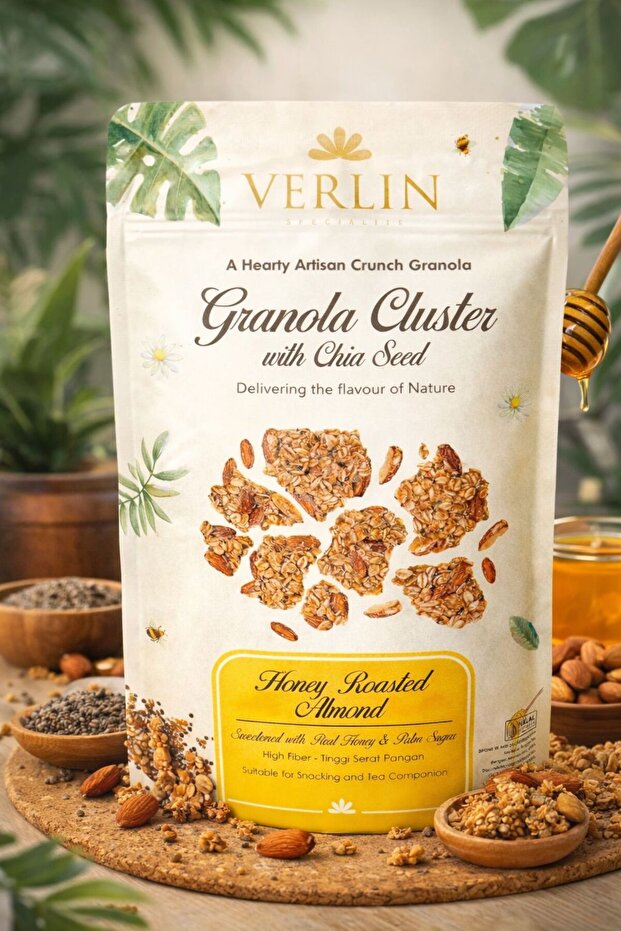 Verlin Specialite Granola Cluster with Honey & Roasted Almond