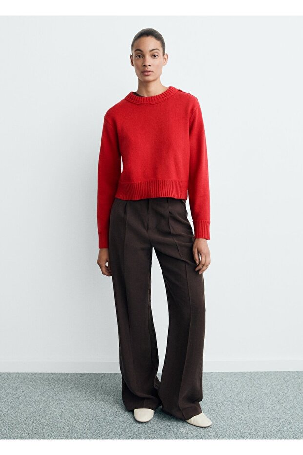 Strass taşlı triko kazak - 2