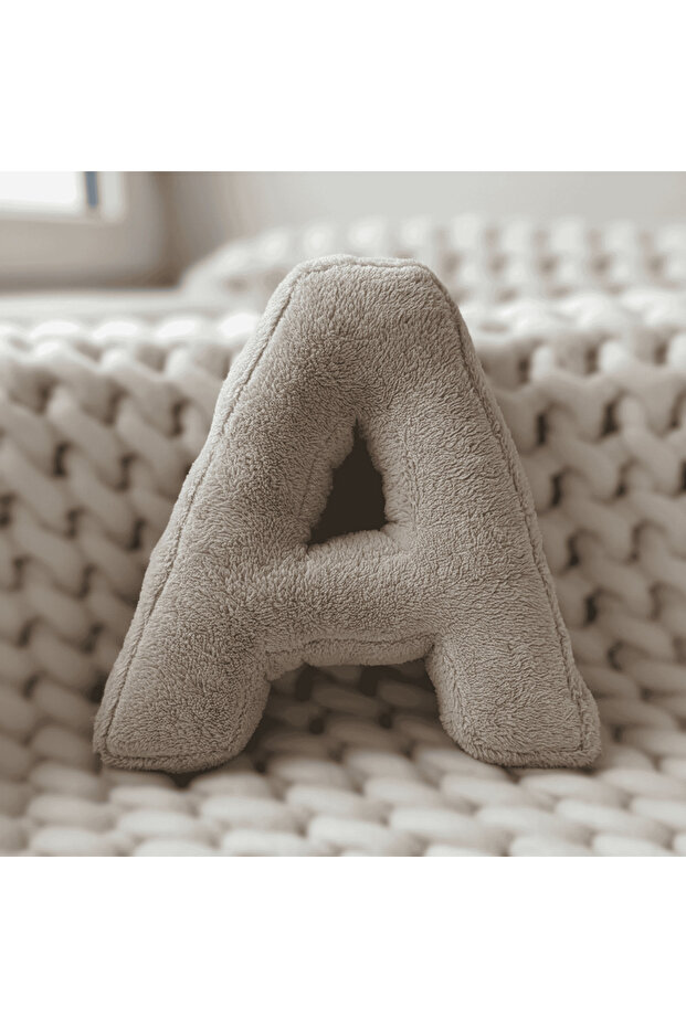 Litera, Letter A, Pillow, Throw Pillow, Fiber Filled, Welsoft Fabric, 40 cm