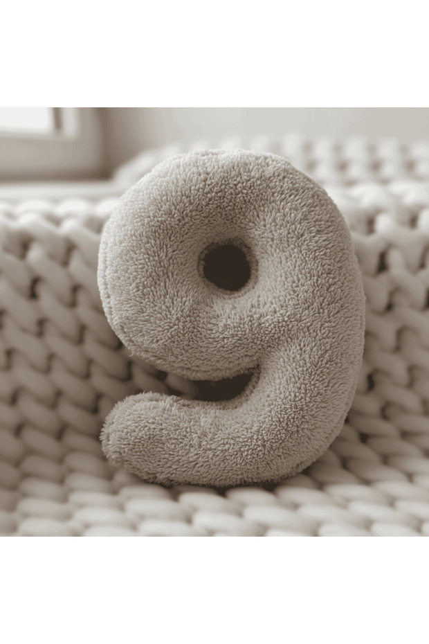 Morbido 9 Number, Pillow, Cushion, Fiber Filled, Welsoft, 40 cm