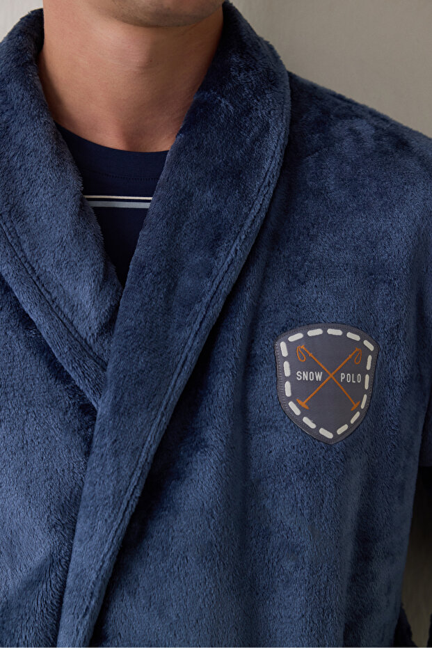 رداء رجالي من إنديجو - 5