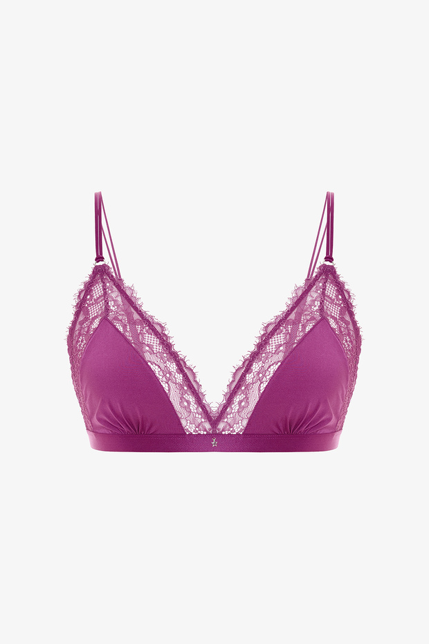 Orkide Micro Lace Triangle Sütyen - 1