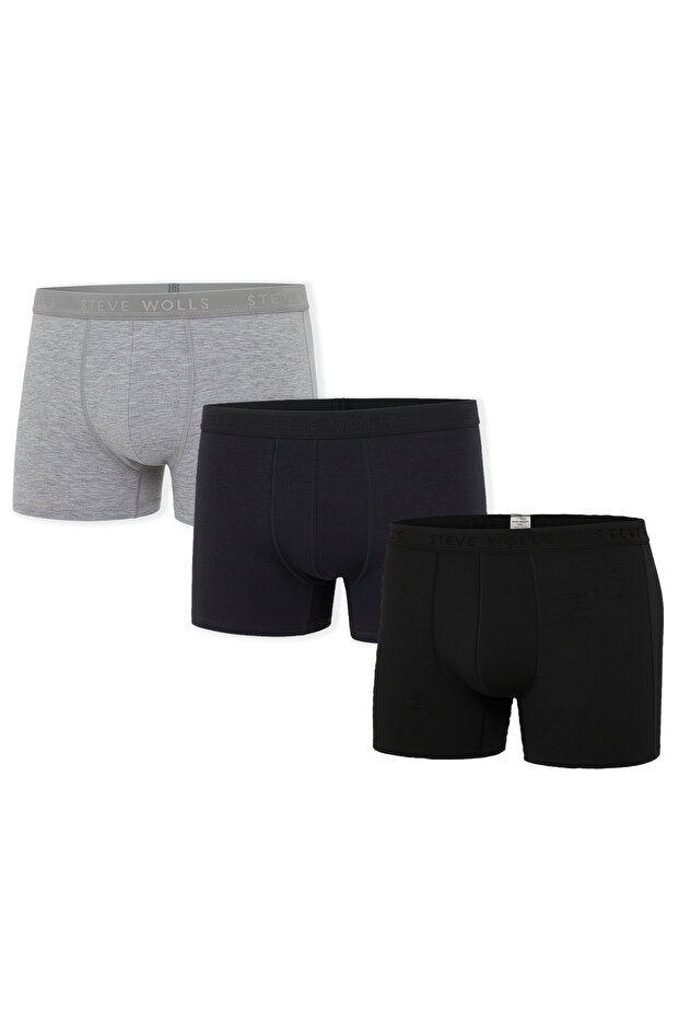 Men's Colorful 3-Piece Lycra Boxers - 24100