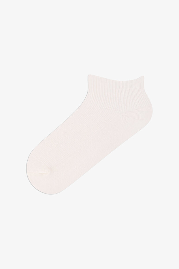 4 Çift Pamuklu Patik Çorap - 5