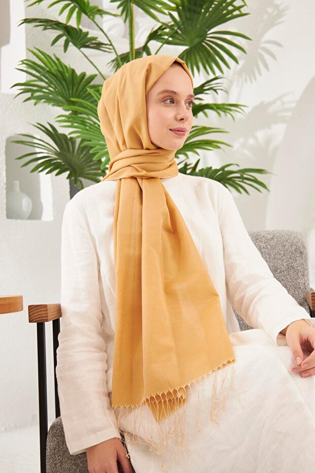Crony Şal Sarı - 5
