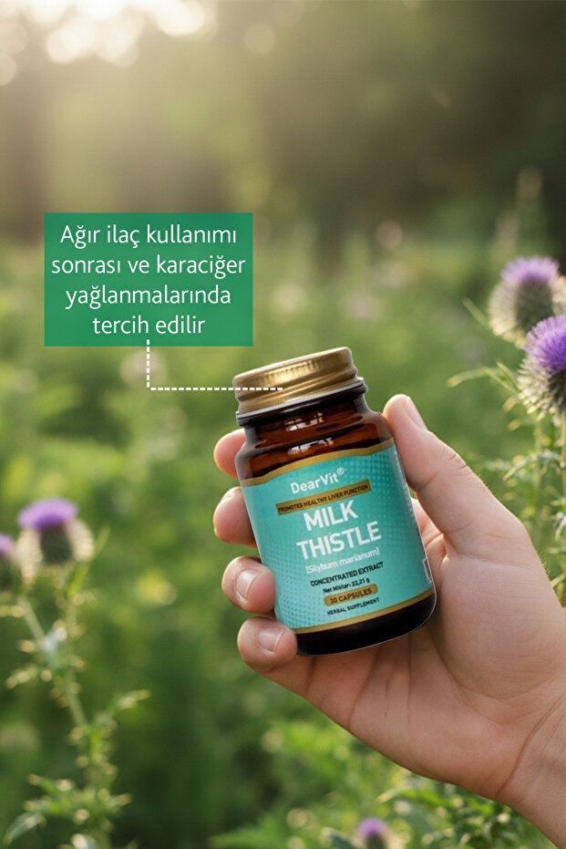 Dearvit Milk Thistle 30 Kapsül - 4