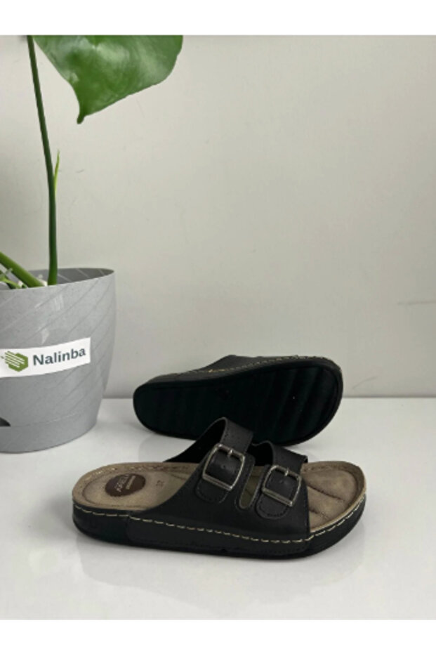 Apella Full Orthopedic Adjustable Double Buckle Mother Slippers Bnt179