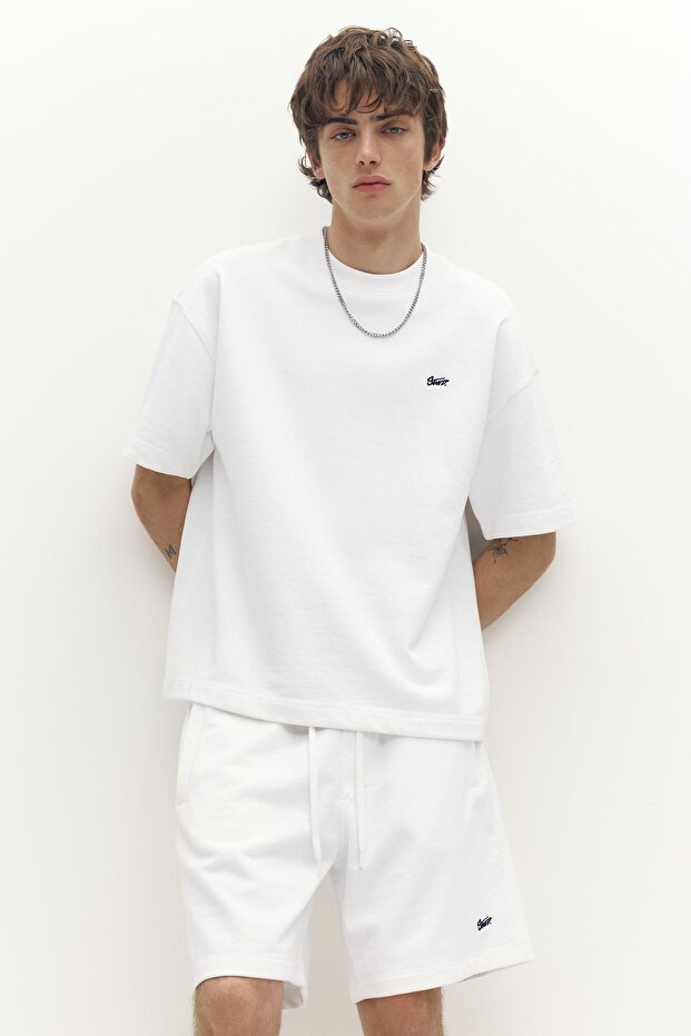 Kısa kollu logolu sweatshirt - 2