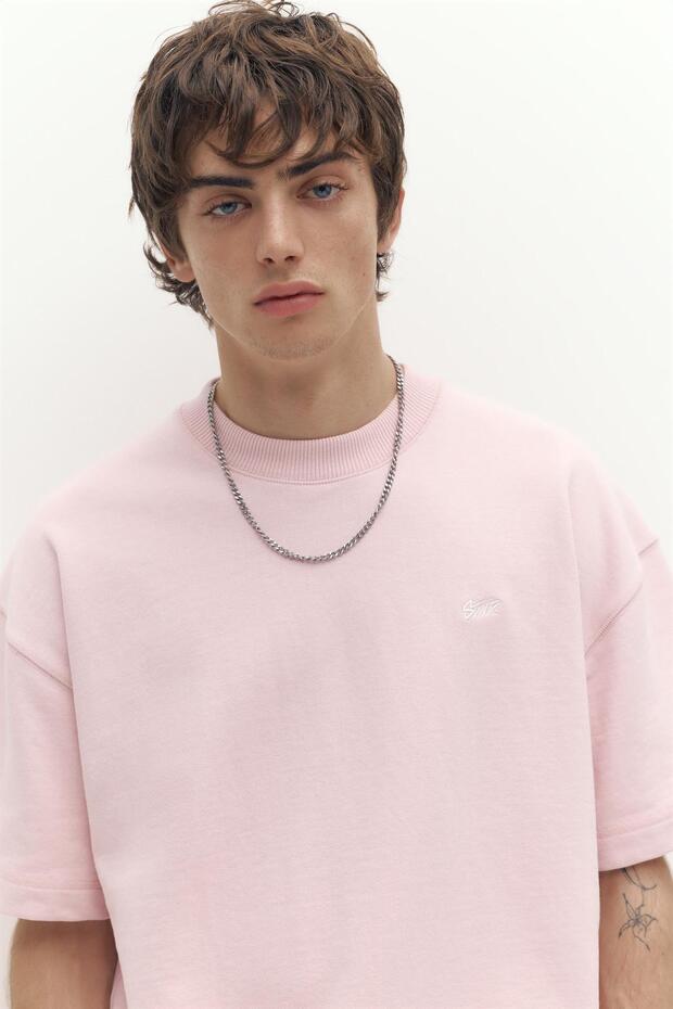 Kısa kollu logolu sweatshirt - 7