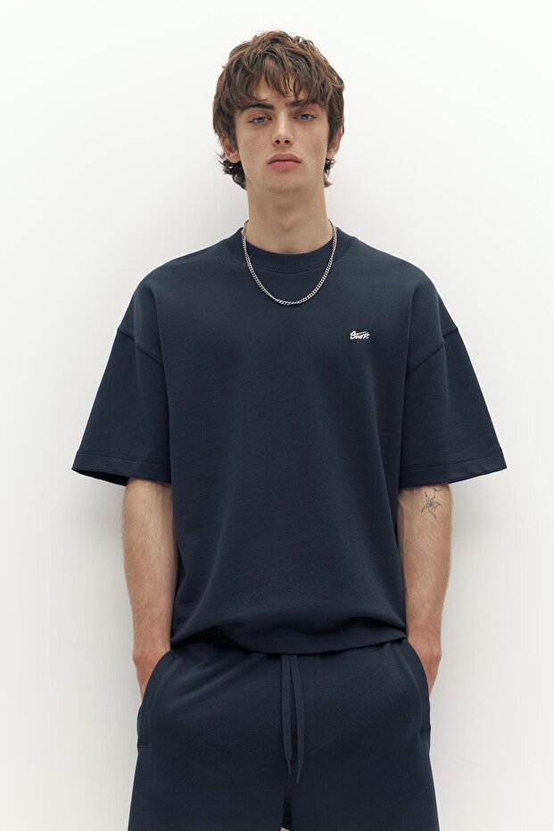 Kısa kollu logolu sweatshirt - 2