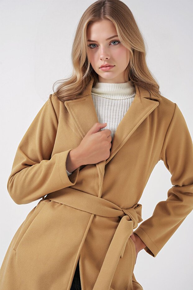 سترة BDART مبطنة مع أزرار مزدوجة وإغلاق رباط - 4