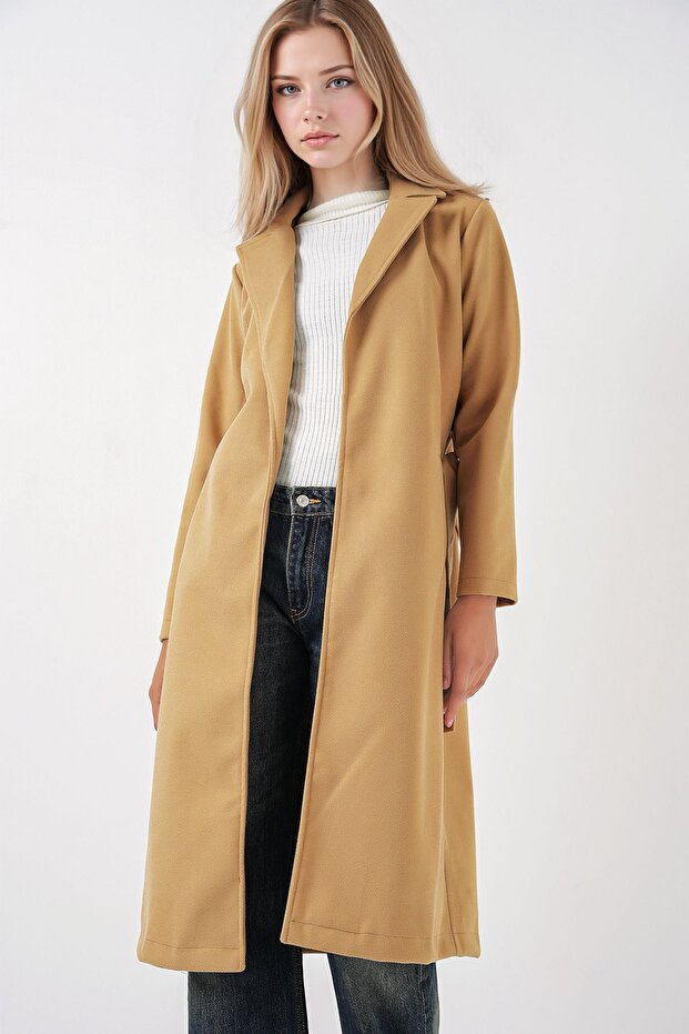 سترة BDART مبطنة مع أزرار مزدوجة وإغلاق رباط - 3