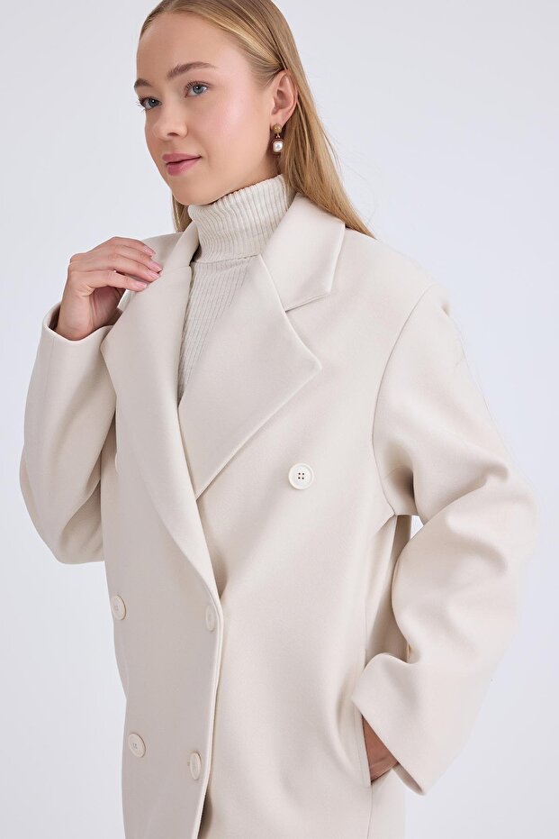 معطف طويل بأزرار - 7