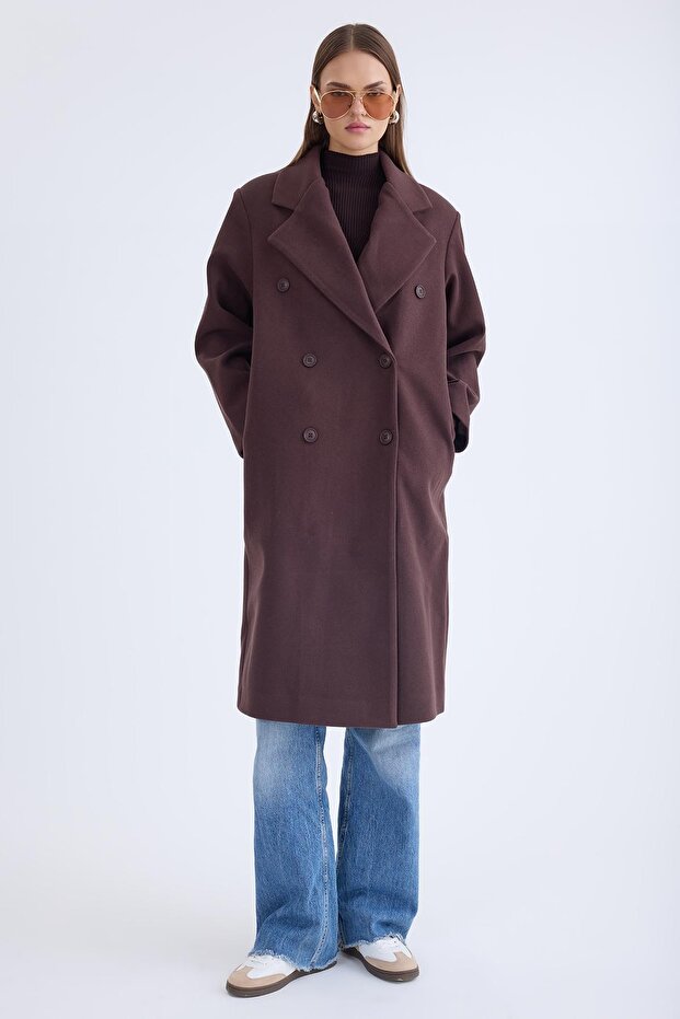 معطف طويل بأزرار - 6