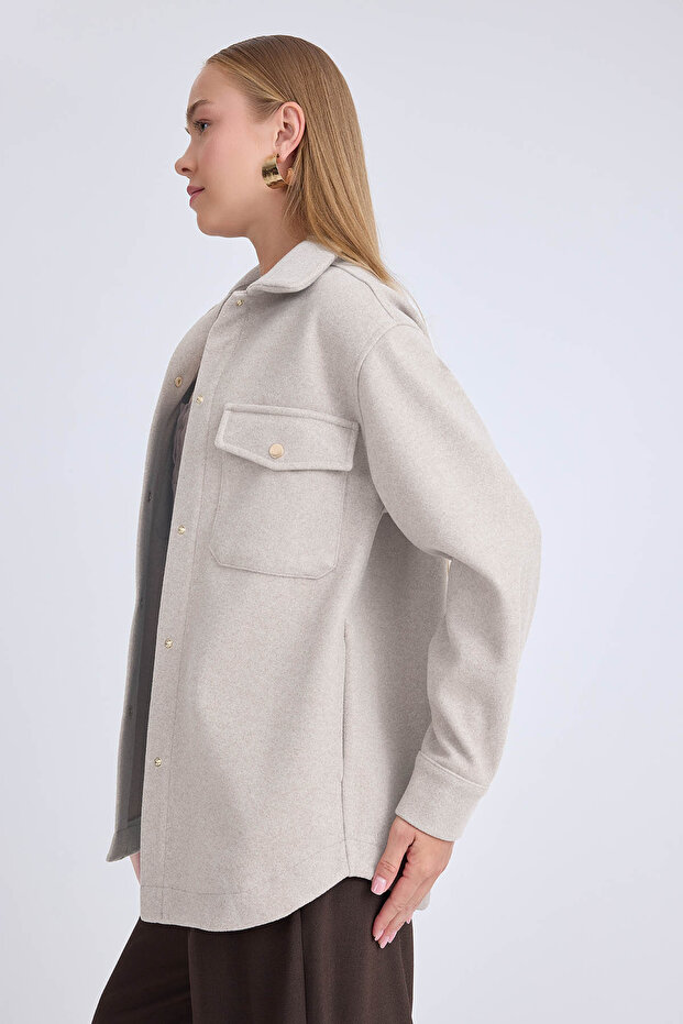 سترة كاشي بجيوب منخفضة عند الكتفين - 2