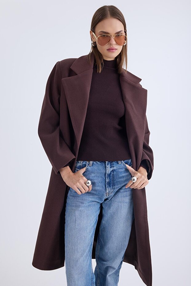 معطف طويل بأزرار - 4