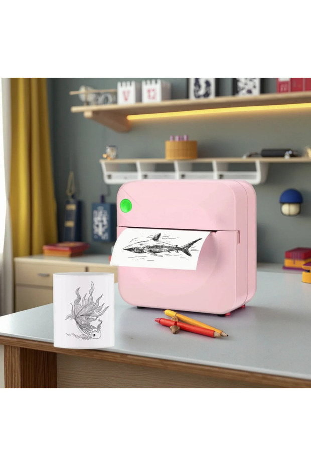 C17 MİNİ PRİNTER Pembe - 8