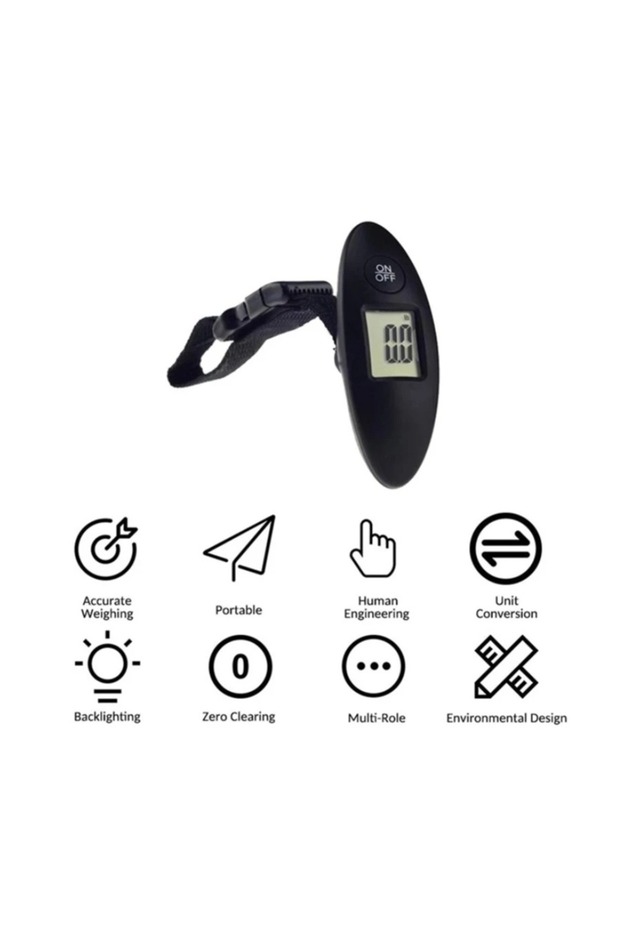 no battery 40kg/100g Portable Luggage Scale High Precision Travel Digital Hanging Scales With Webbin