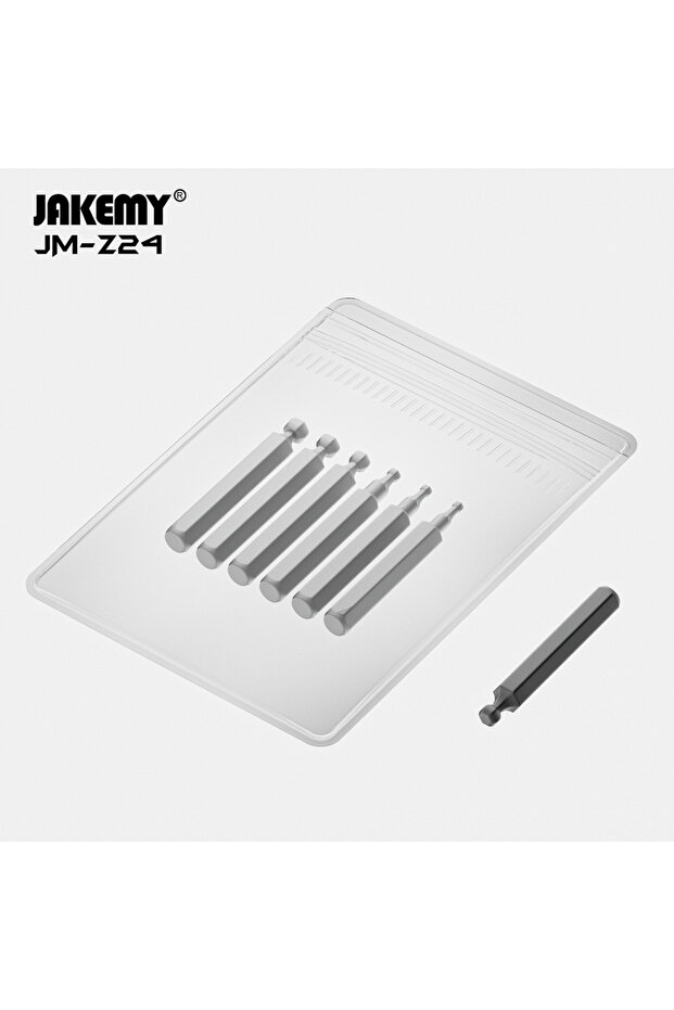JM-Z24 6PCS JAKEMY Ball Hex Bit Set 6PCS S2 Allen Wrench Drill Screwdriver Bit Set with Magnetic fo