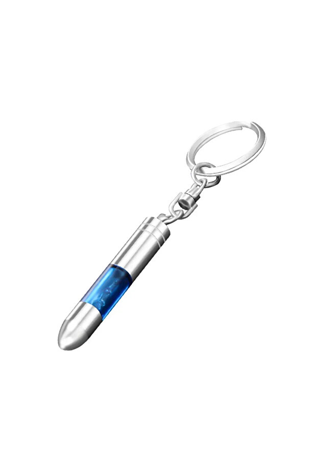 Blue-B Anti-Static Keychain Car Body Static Eliminator Discharger Antistatic Rod Portable Keychain E