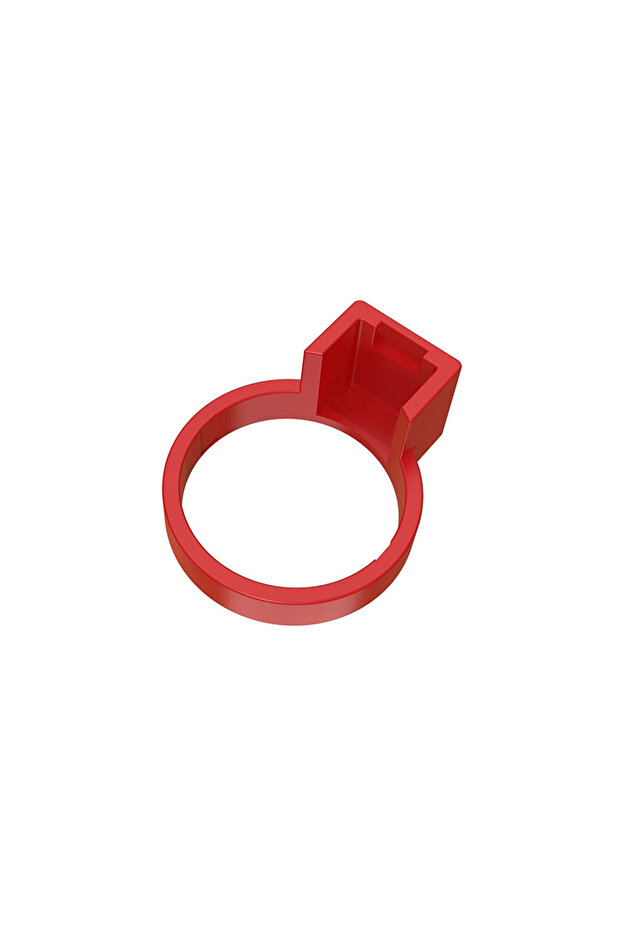 Red 1pc VASTZ Charger Lock for Tesla Model 3 Y Works with Non Flange Adapter Not Work with Model S/X
