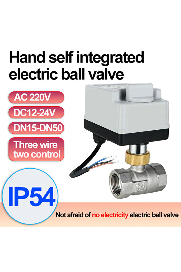 DN32 تيار متردد 220 فولت، ثنائي الاتجاه DC12-24V/AC220V مع تحكم يدوي وتحكم تلقائي، مصنوع من الفولاذ المقاوم للصدأ