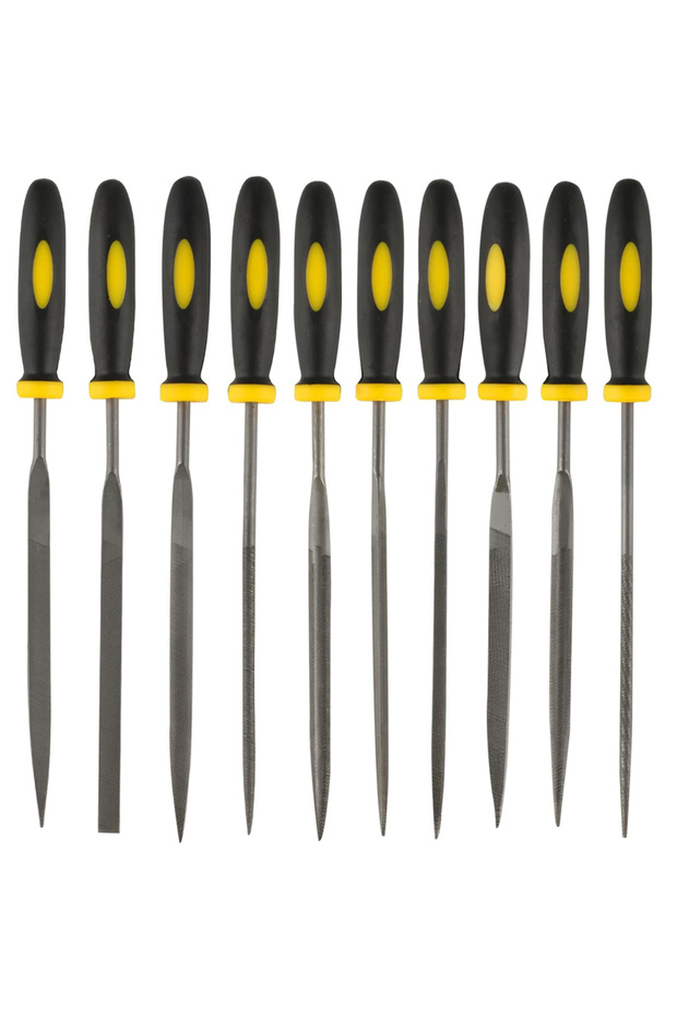 Other 150mm 10 pack New Premium Needle File Set High-Carbon Steel Files with Non-Slip Ergonomic Hand