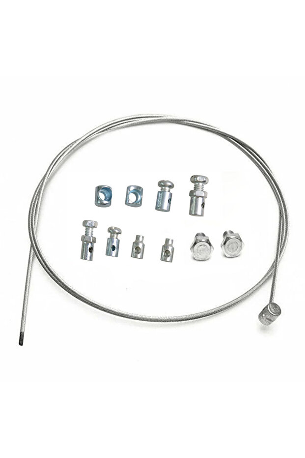 Universal Throttle Clutch Cable Repair Kit Lawnmower Rotovator Ride On Throttle Cable Brake Clutc...