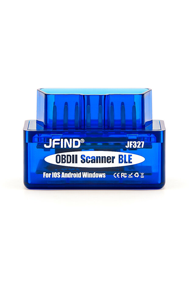 جهاز فحص أعطال السيارات JFIND ELM327 ELM327 بتقنية بلوتوث 5.1، متوافق مع أجهزة أندرويد وiOS.