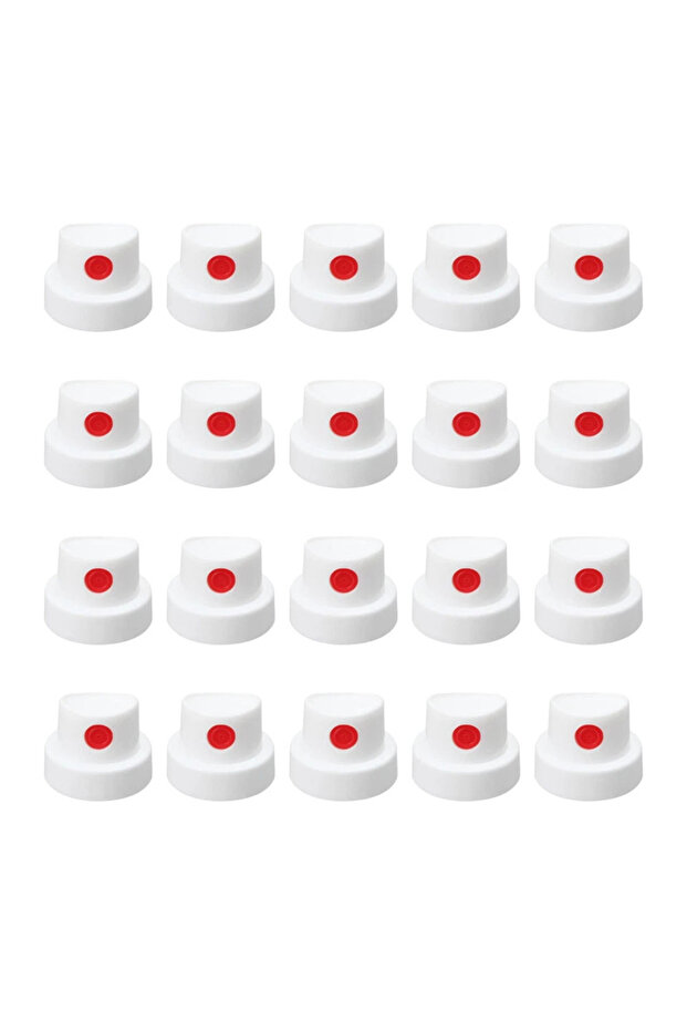 20pcs 20Pcs Spray Paint Cap 0.2-0.6mm Plastic Spray Nozzles White Spray Paint Cover For Bottle Can L