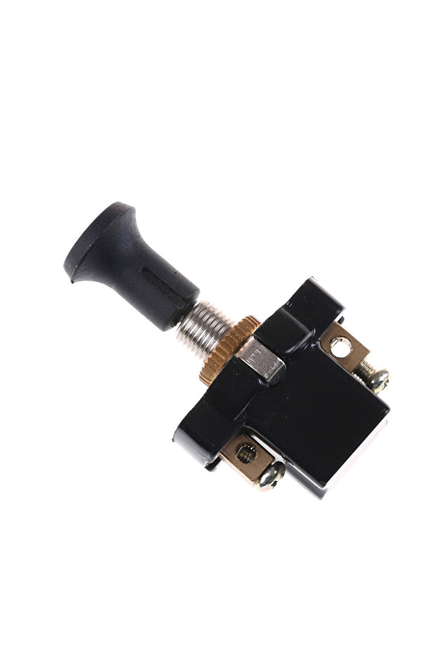 1PC Durable High performance On-Off Long Push Pull Switch 12V Screw Terminals - 3