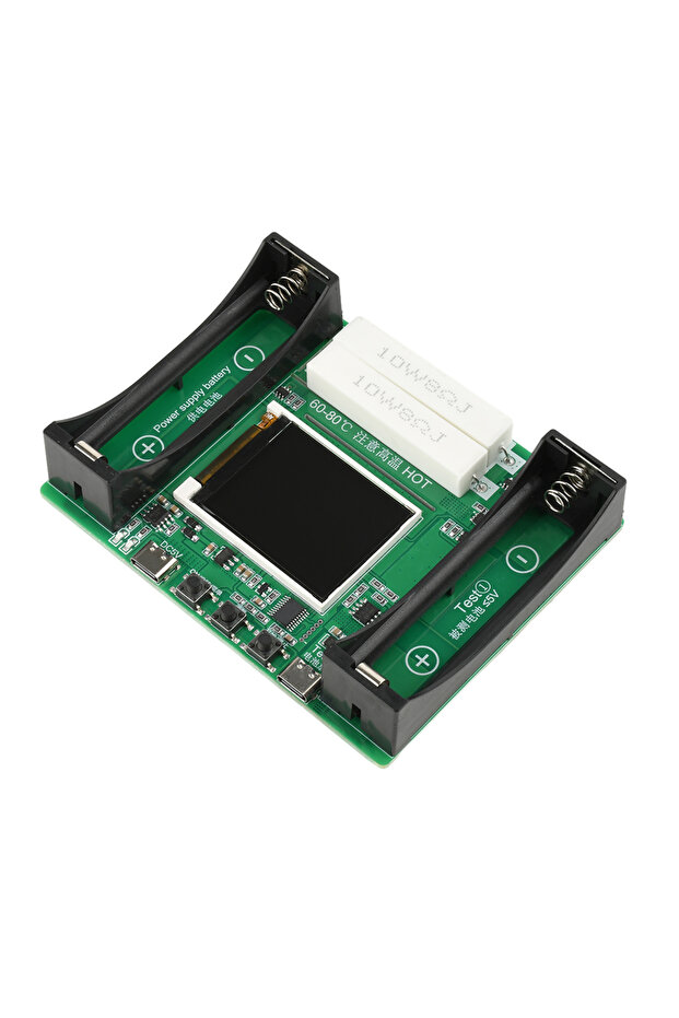 2-Channel 2-Channel 18650 Lithium Battery Capacity Tester MAh MWh Capacity Division Internal Resista