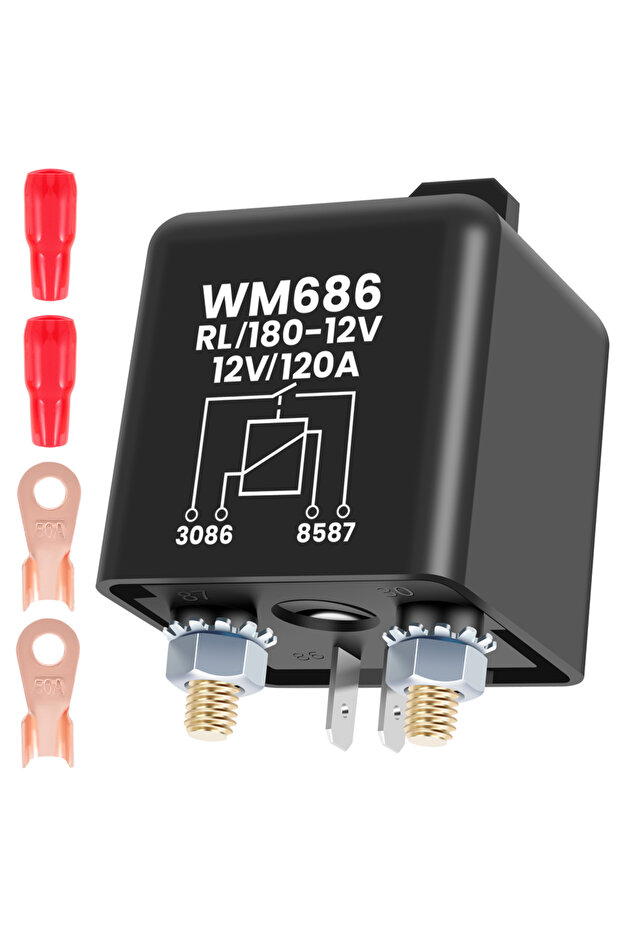 مفتاح فصل بطارية 12 فولت 120 أمبير، مفتاح فصل بطارية مزدوج التحكم عن بعد 12 فولت، نظام تحكم مضاد للسرقة