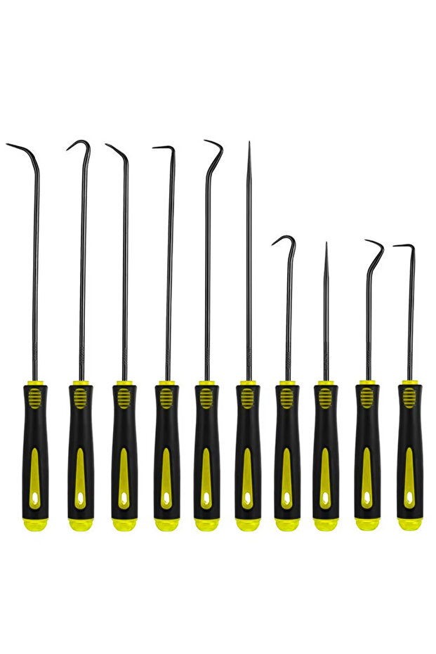 Yellow 10PCS 10/4Pcs Precision Pick and Hook Set, Car Auto Oil Seal/O-Ring Seal Gasket Pick Mini Pre