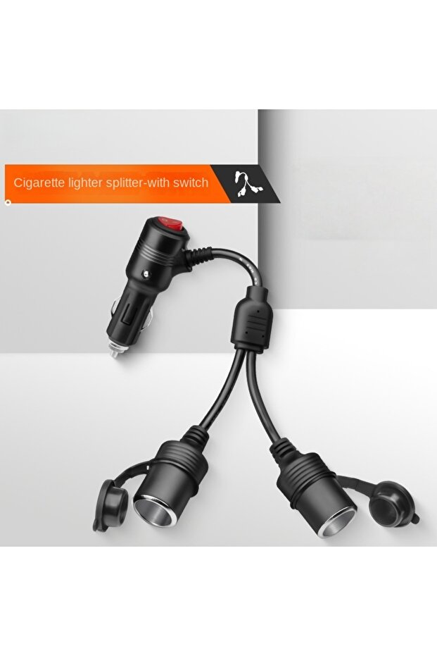 2 in 1 3 in 1 Socket 180W Car Cigarette Lighter Splitter 12V 24V Fast Charger Phone Power Adapter 2