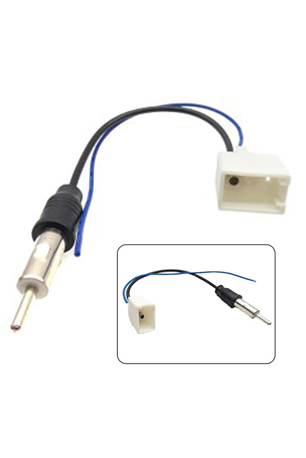 Radio Stereo CD Changer Antenna Female Plug Cable Adapter DC 12V For Toyota For LEXUS RX For Yar...