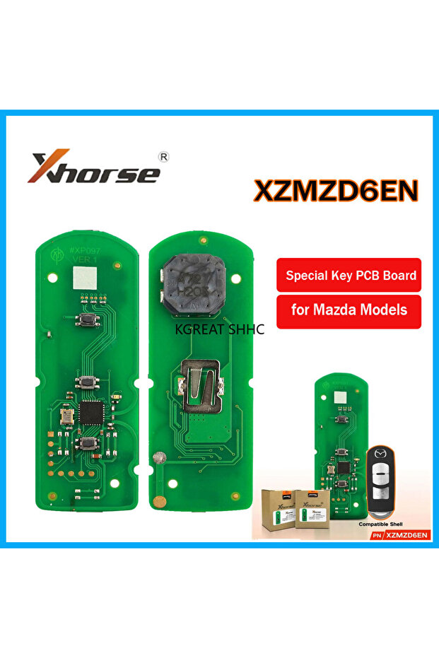 XZMZD6EN PCB Board XHORSE XZMZD6EN Special Key PCB Board Exclusively for Mazda Models for Car Remote