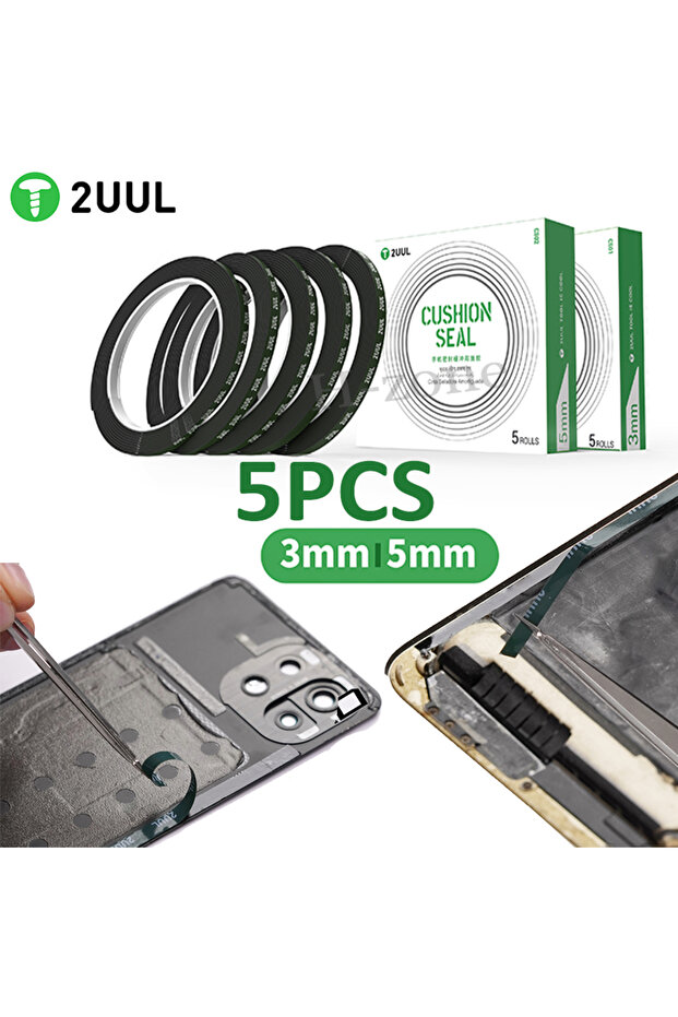5 ملم 5 قطع 2UUL CS01 CS02 لاصق إطار الشاشة 3 ملم/5 ملم للآيفون والكمبيوتر اللوحي والأجهزة الكهربائية