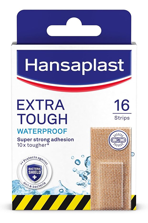 Extra Robust Wound Plasters | Waterproof Dressing | Extra Resistant | Super Strong Adhesion | 16 Strips