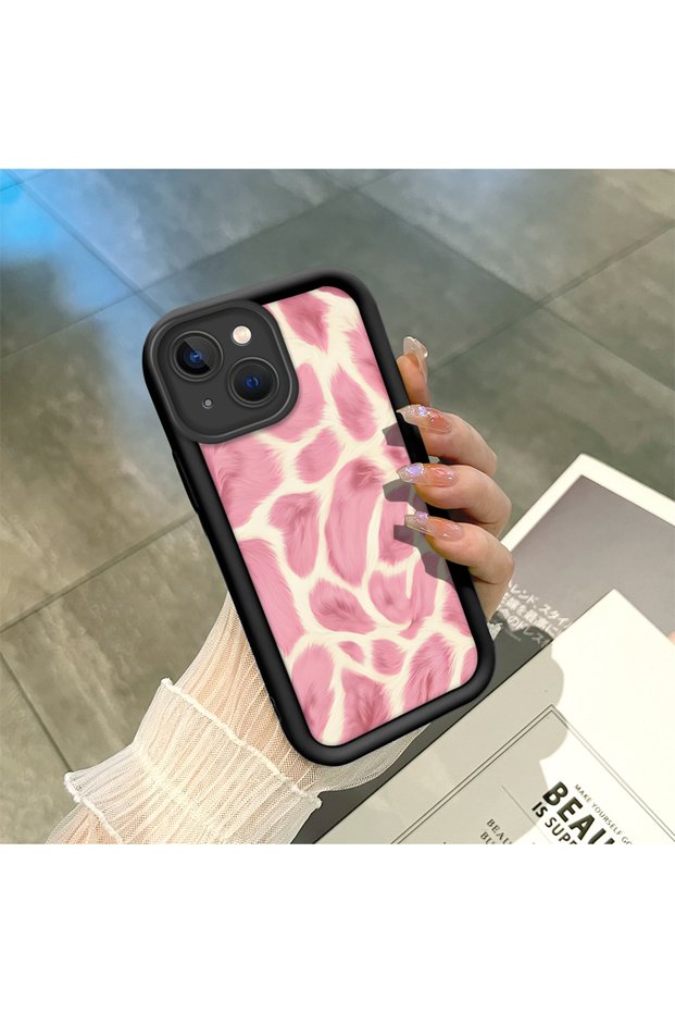 iPhone 15 Plus Compatible, Stylish Panther Pattern, High Quality Silicone Phone Case