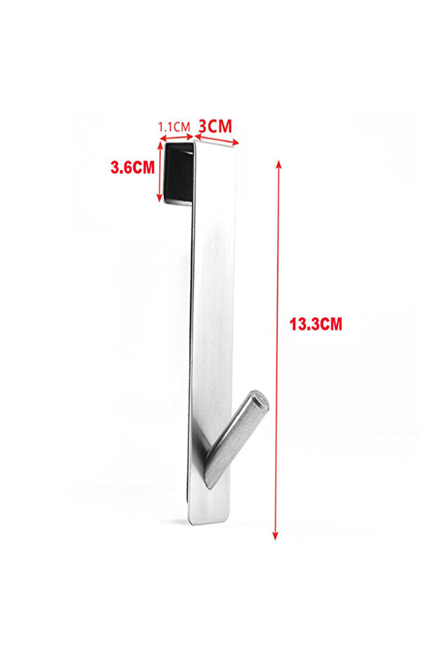 silver Stainless Steel Over Glass Door Shower Door Back Shower S-Shape Towel Hooks Bathroom Bathrobe