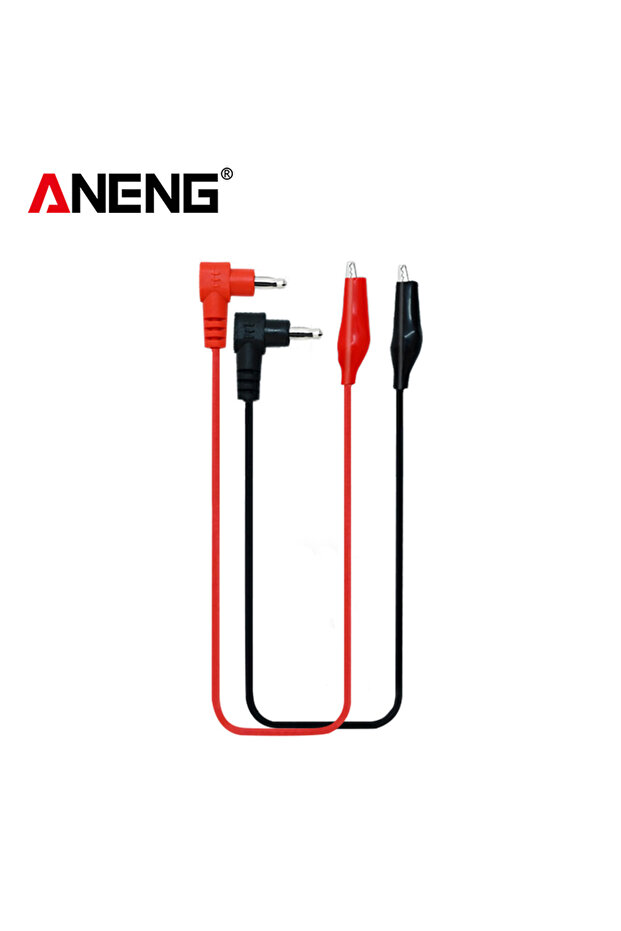 Alligator clip Wire 10A Universal Multimeter Test Leads Alligator Clip Probe Silicone In