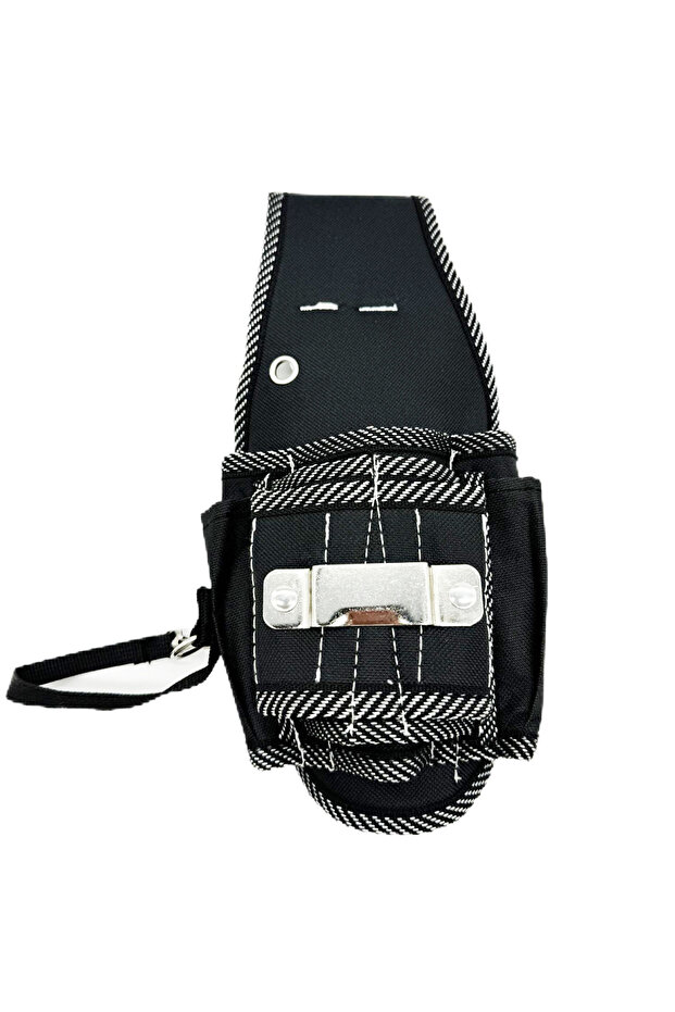 black 9 In 1 High Quality Tool Waist Pack Belt Utility Kit Holder 600D Nylon Fabric Toolkit Electric