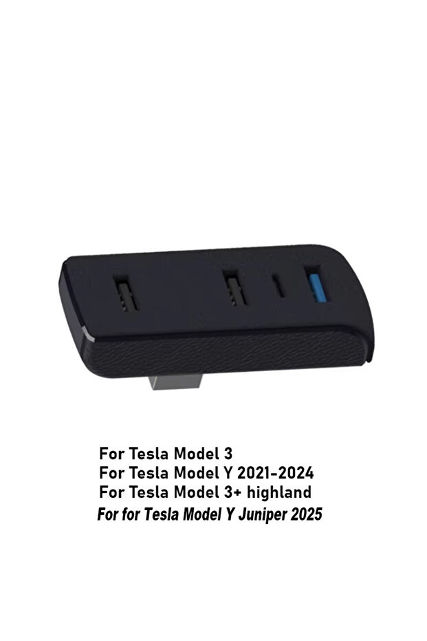 Upgraded version Glove Box Docking Station for Tesla Model 3 Highland Y Juniper USB Hub Ports Car 4-