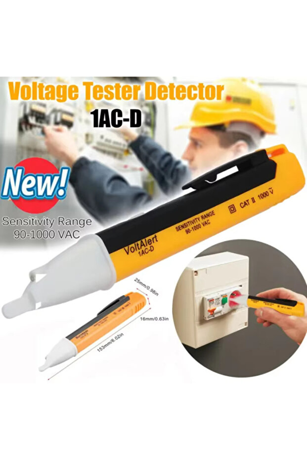 Non-contact Induction test Pencil 90-1000V Tester Electrical Socket Wall AC Power Outlet Voltage ...