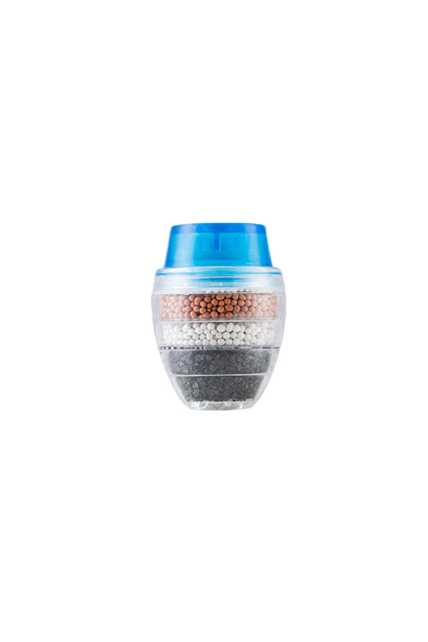 Blue 5 Layers Activated Carbon Water Purifier Kitchen Tap Filter Bathroom Faucet Mount Filters Purif